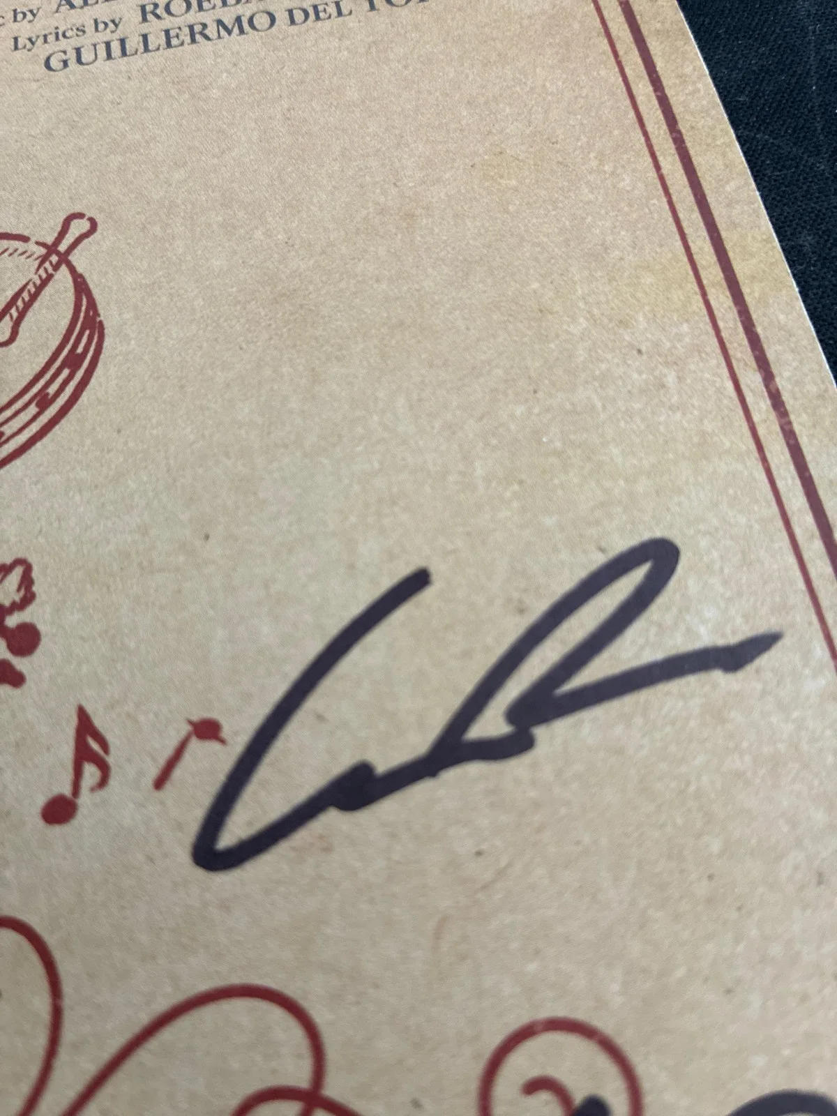 Guillermo del Toro’s Pinocchio FYC Book Signed — Del Toro, Desplat, Gustafson, image 4