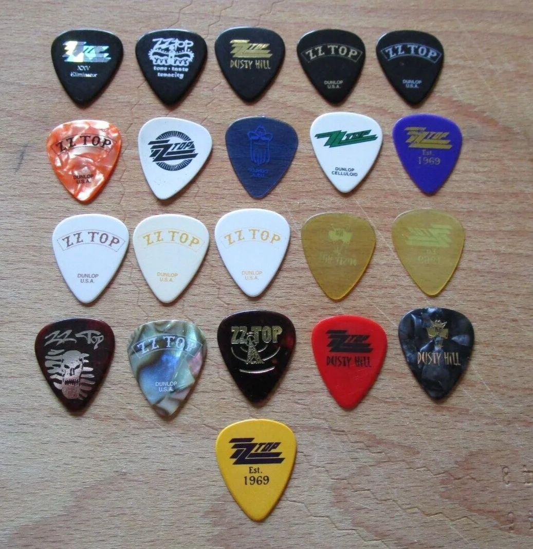 Dusty Hill Estate Personally Owned 21 Dusty Hil ZZ Top Guitar Picks, изображение 2