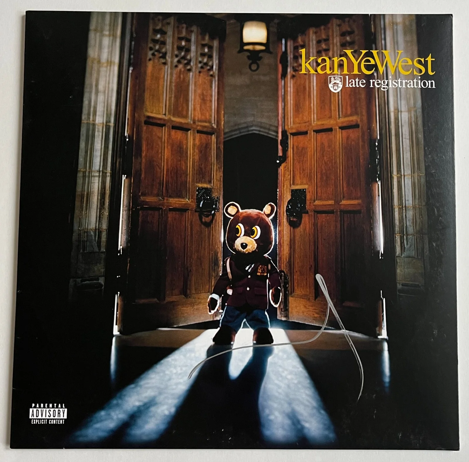 KANYE WEST YE SIGNED AUTOGRAPH LATE REGISTRATION VINYL w/EXACT VIDEO PROOF & COA, image 3