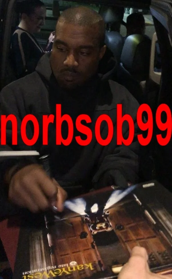 KANYE WEST YE SIGNED AUTOGRAPH LATE REGISTRATION VINYL w/EXACT VIDEO PROOF & COA, image 4