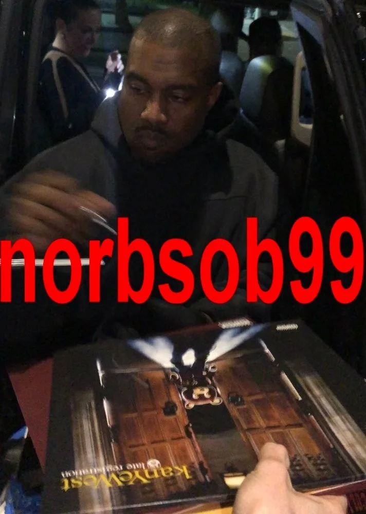 KANYE WEST YE SIGNED AUTOGRAPH LATE REGISTRATION VINYL w/EXACT VIDEO PROOF & COA, image 5