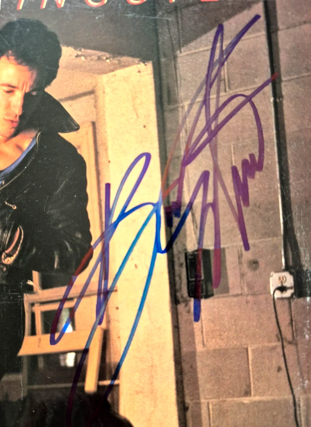 BRUCE SPRINGSTEEN SIGNED AUTOGRAPHED DANCING IN THE DARK VINYL RECORD PSA LOA, image 3