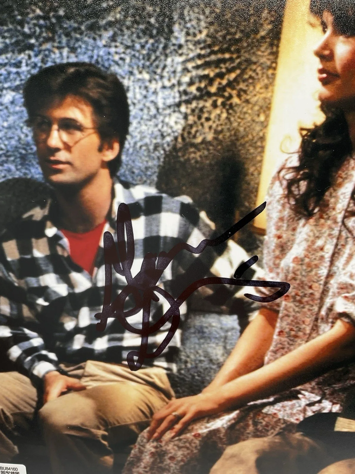 Geena Davis — Geena Davis signed photo BAS Alec Baldwin Beetlejuice signed 8x10 autographed, image 2