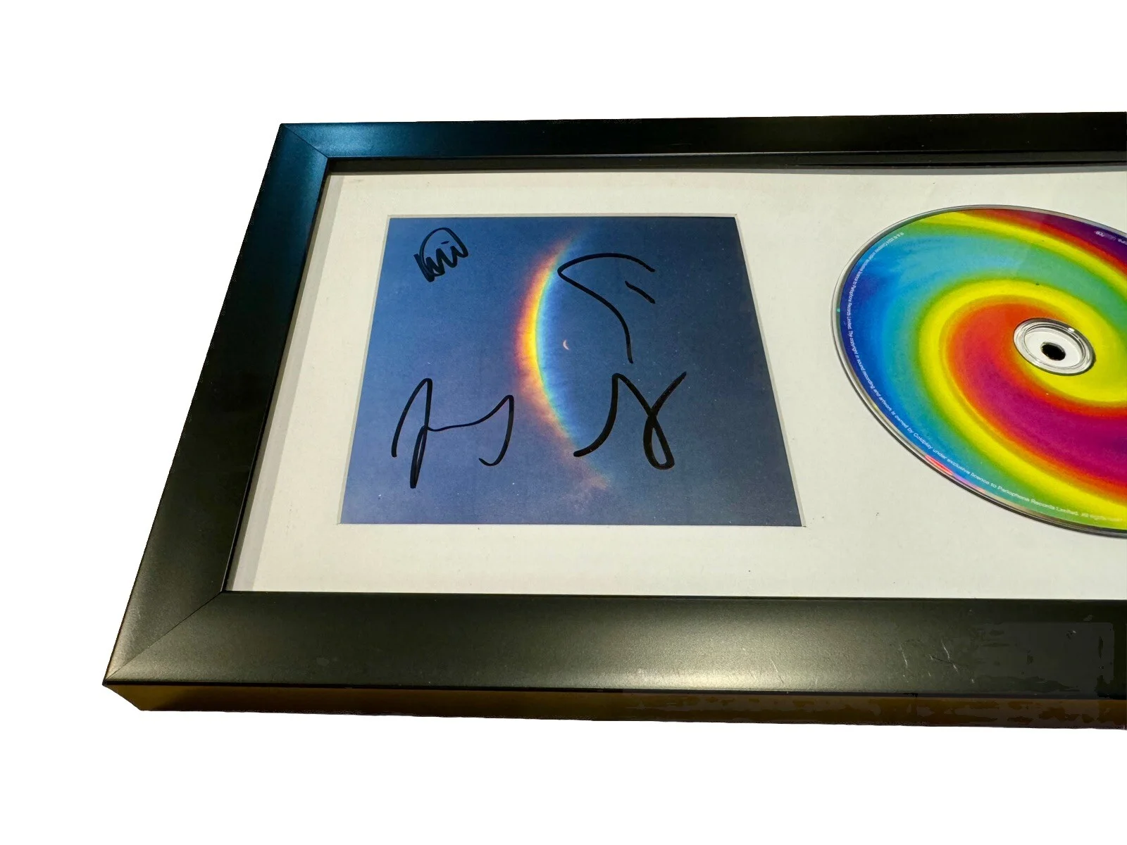 COLDPLAY FULL BAND SIGNED & FRAMED MOON MUSIC CD ALBUM AUTOGRAPH COA A, изображение 2