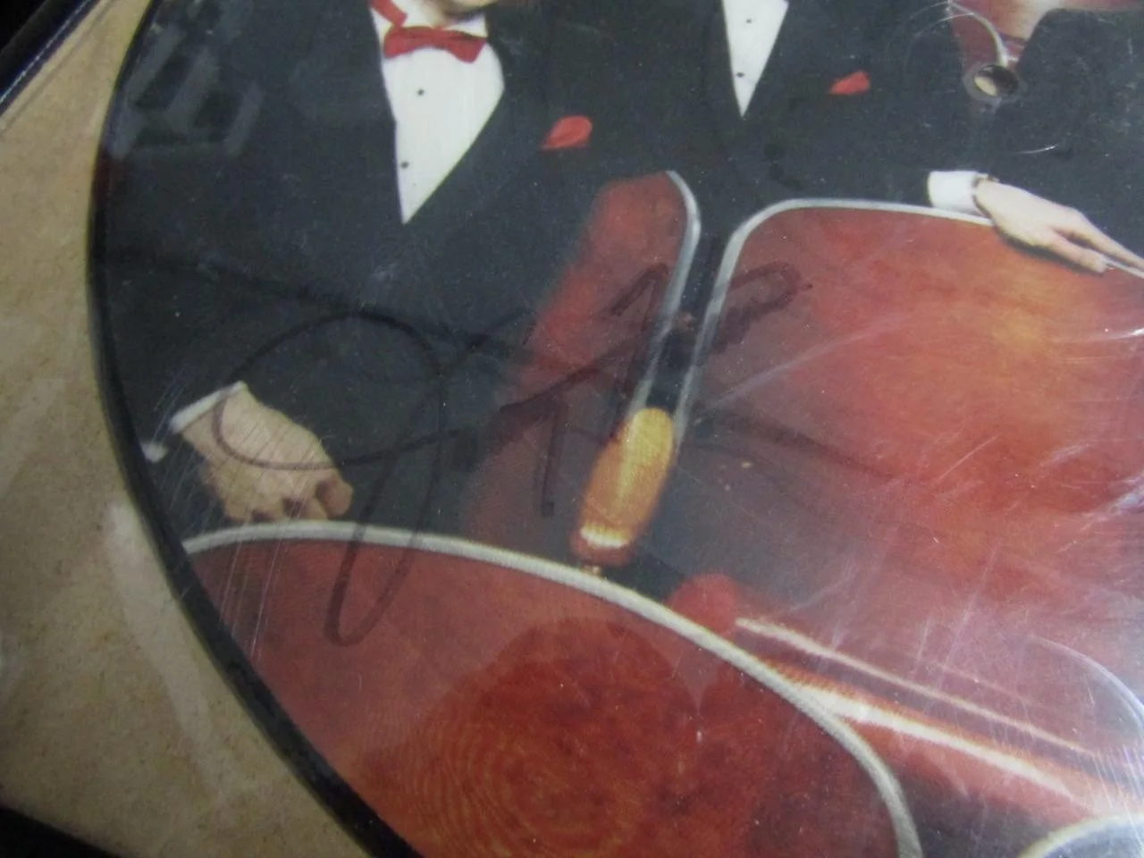 STATLER BROTHERS FOUR FOR THE SHOW AUTOGRAPHED VINYL LP ALBUM FRAMED, image 4