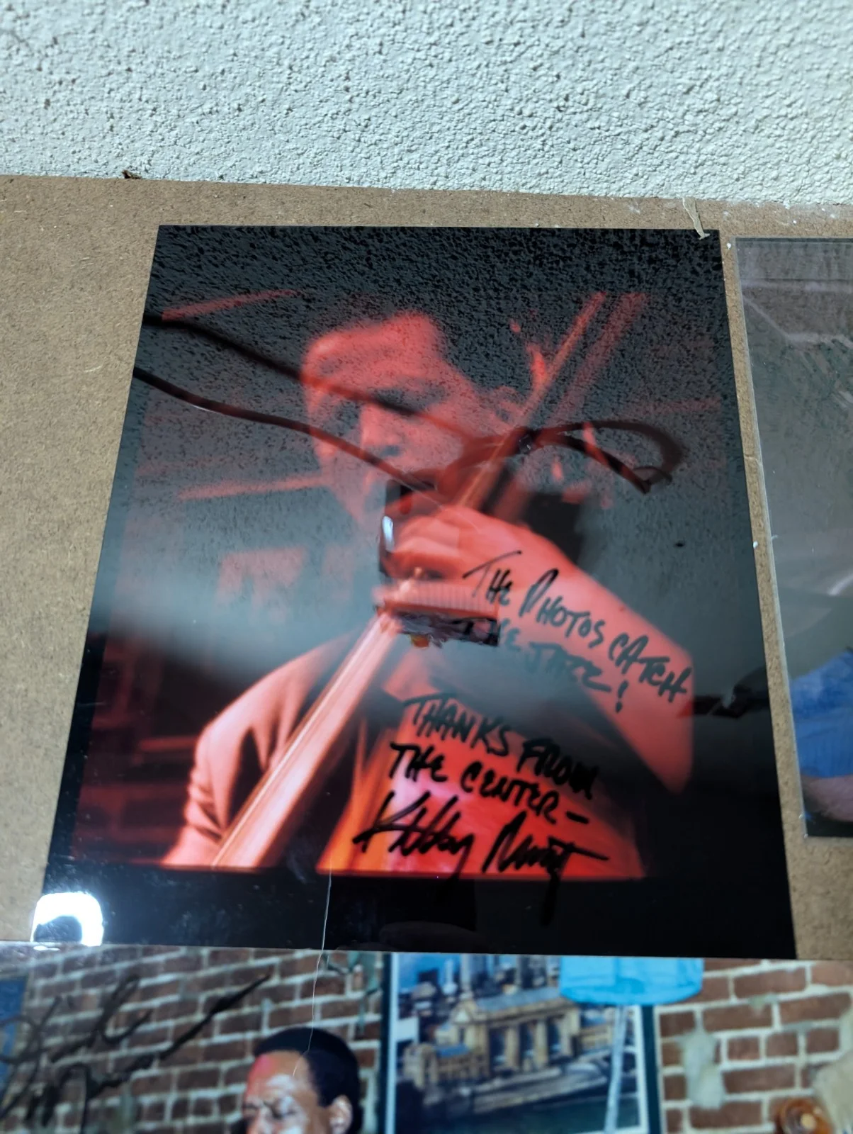 Lot 7 JAZZ LEGENDS RARE AMAZING Photos & AUTOGRAPHS Kansas City Jazz Club Groups, изображение 2