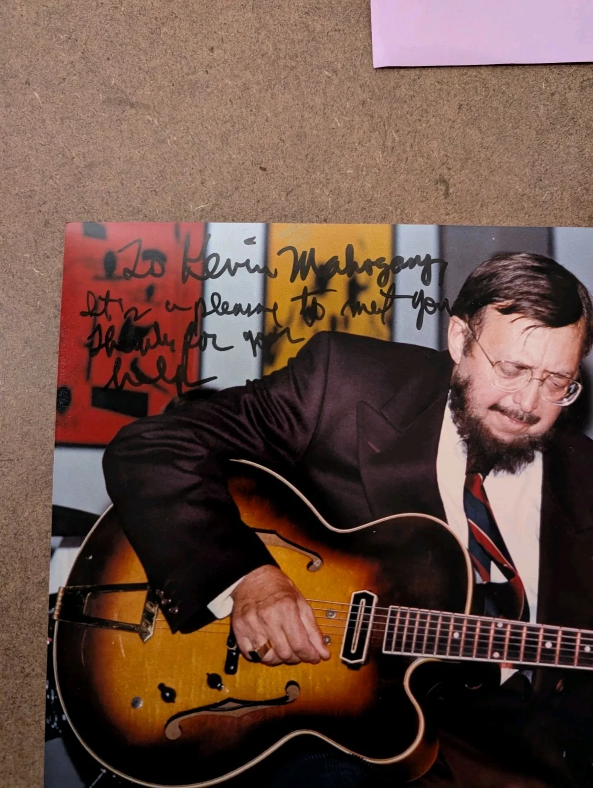 Barney Kessel Signed 8x10 Photo Jazz Guitar Legend Autograph, image 2