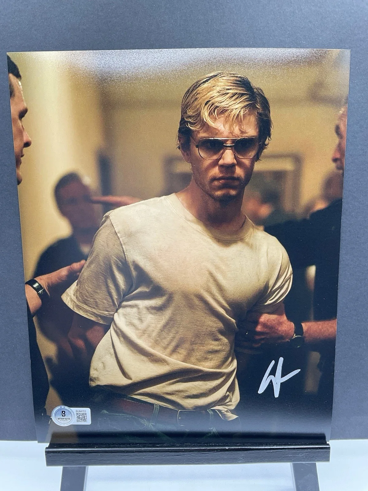 Evan Peters — Evan Peters signed 8x10 Monsters signed 8x10 Evan Peters signed Dahmer BAS auto