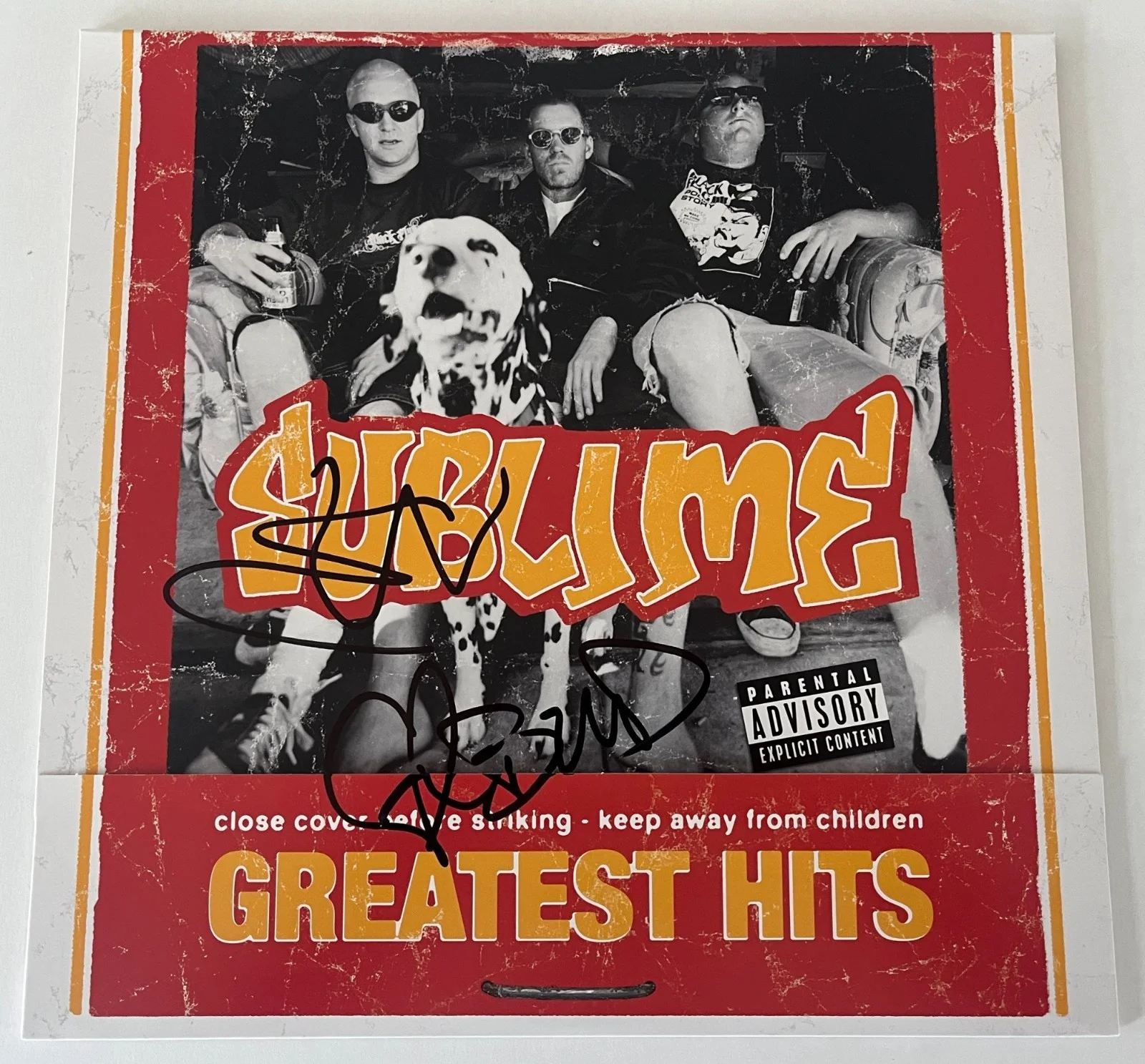 SUBLIME BAND ERIC & BUD SIGNED GREATEST HITS VINYL w/EXACT PROOF & BECKETT COA, изображение 2