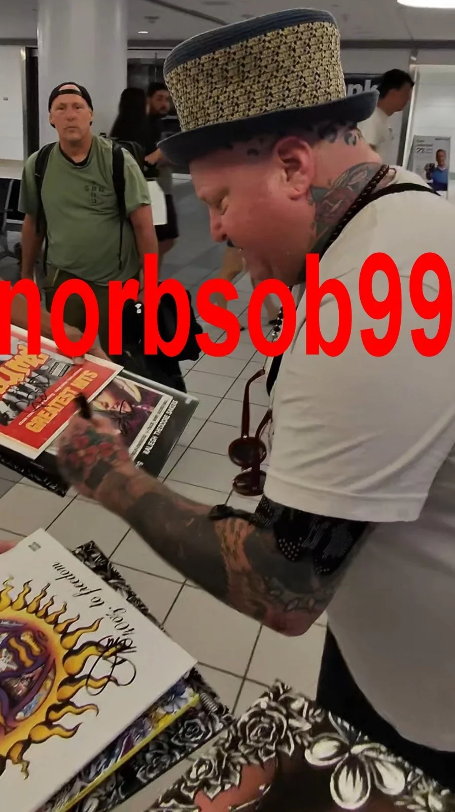 SUBLIME BAND ERIC & BUD SIGNED ROBBIN' THE HOOD VINYL w/EXACT PROOF BECKETT COA, изображение 3
