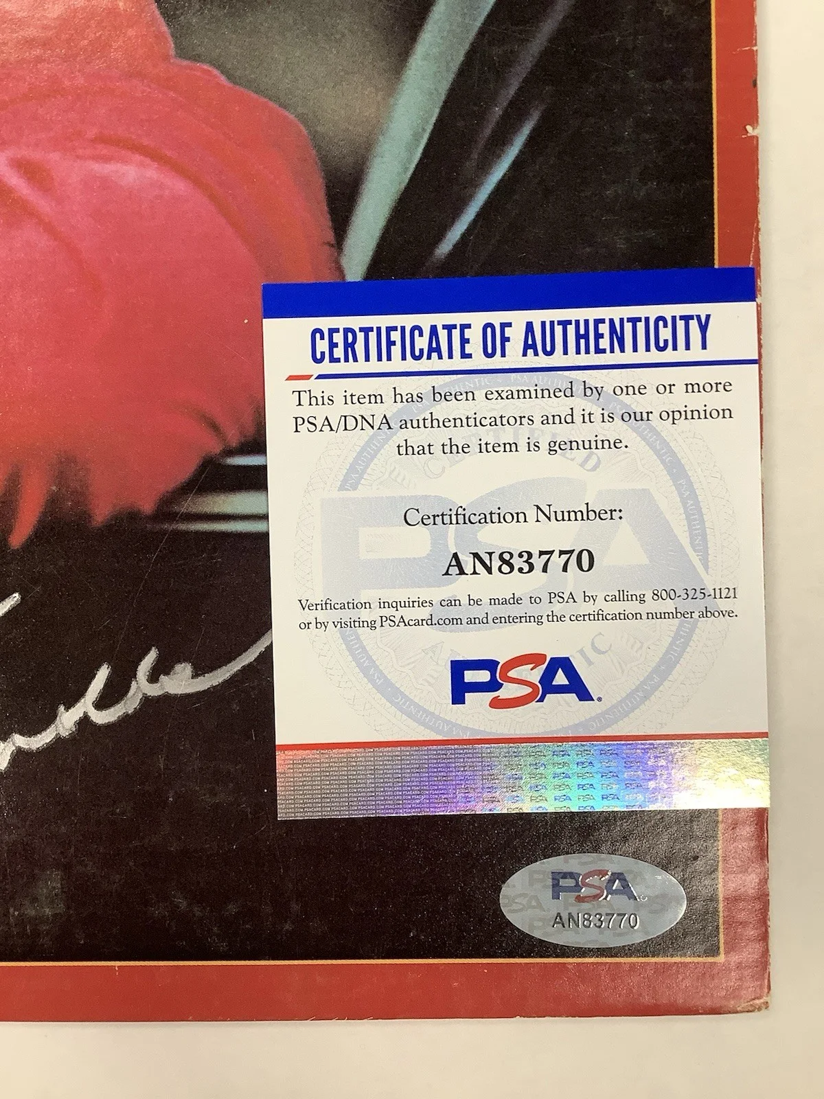 Burt Reynolds — Burt Reynolds Signed Vinyl Album Smokey And The Bandit Autograph PSA/DNA, изображение 3