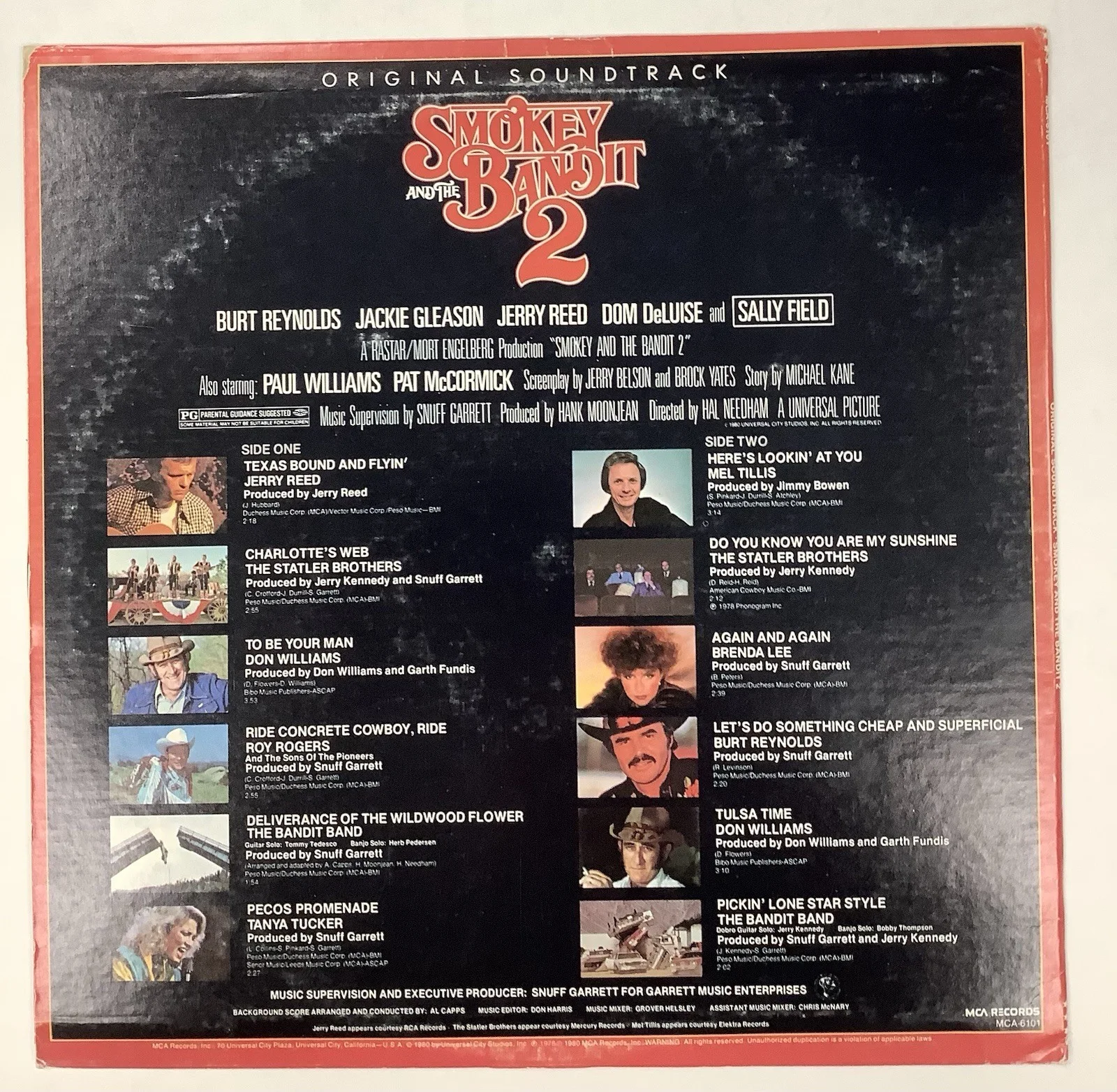 Burt Reynolds — Burt Reynolds Signed Vinyl Album Smokey And The Bandit Autograph PSA/DNA, изображение 4
