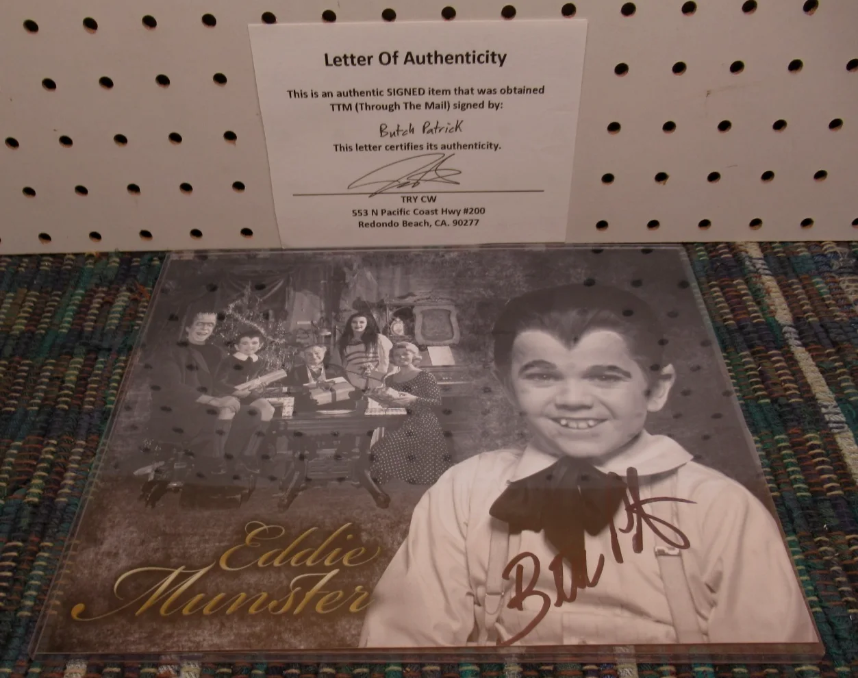 BUTCH PATRICK — THE MUNSTERS EDDIE MUNSTER BUTCH PATRICK SIGNED 8X10 PHOTO AUTOGRAPHED W COA, изображение 5