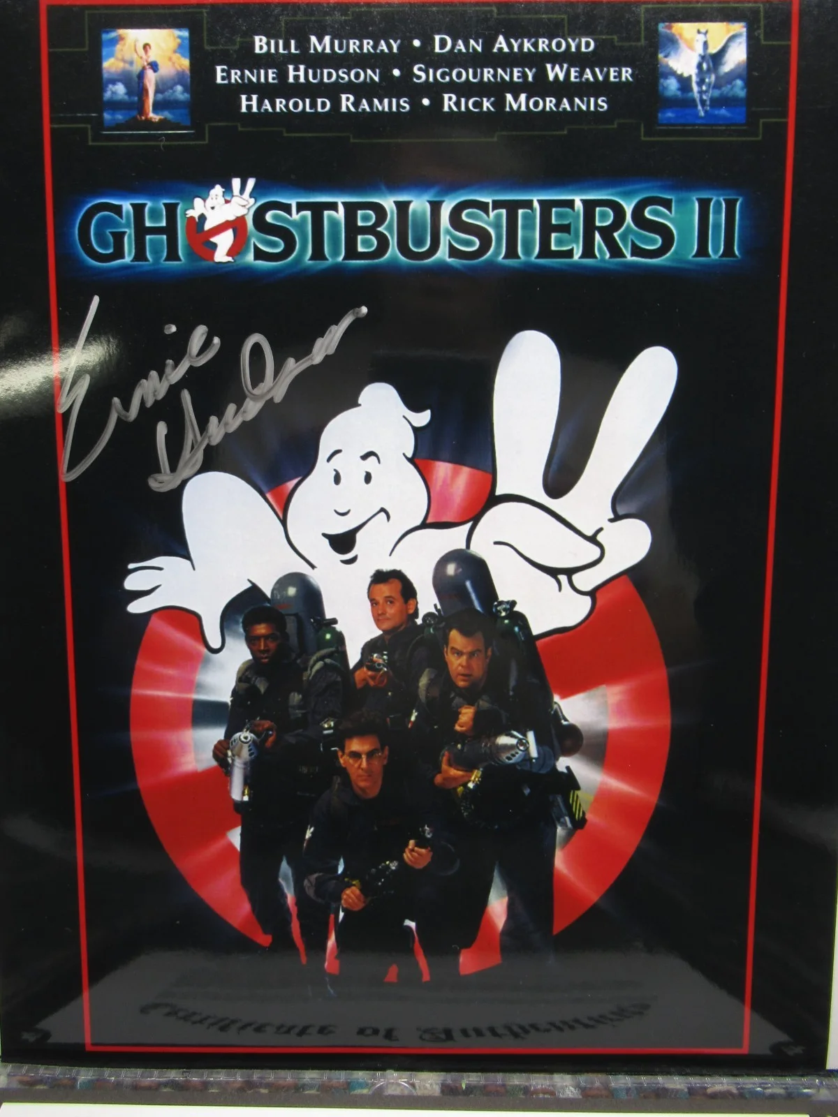 ERNIE HUDSON — GHOSTBUSTERS II , ERNIE HUDSON SIGNED , 8"X10" PHOTO AUTOGRAPHED W COA, image 2