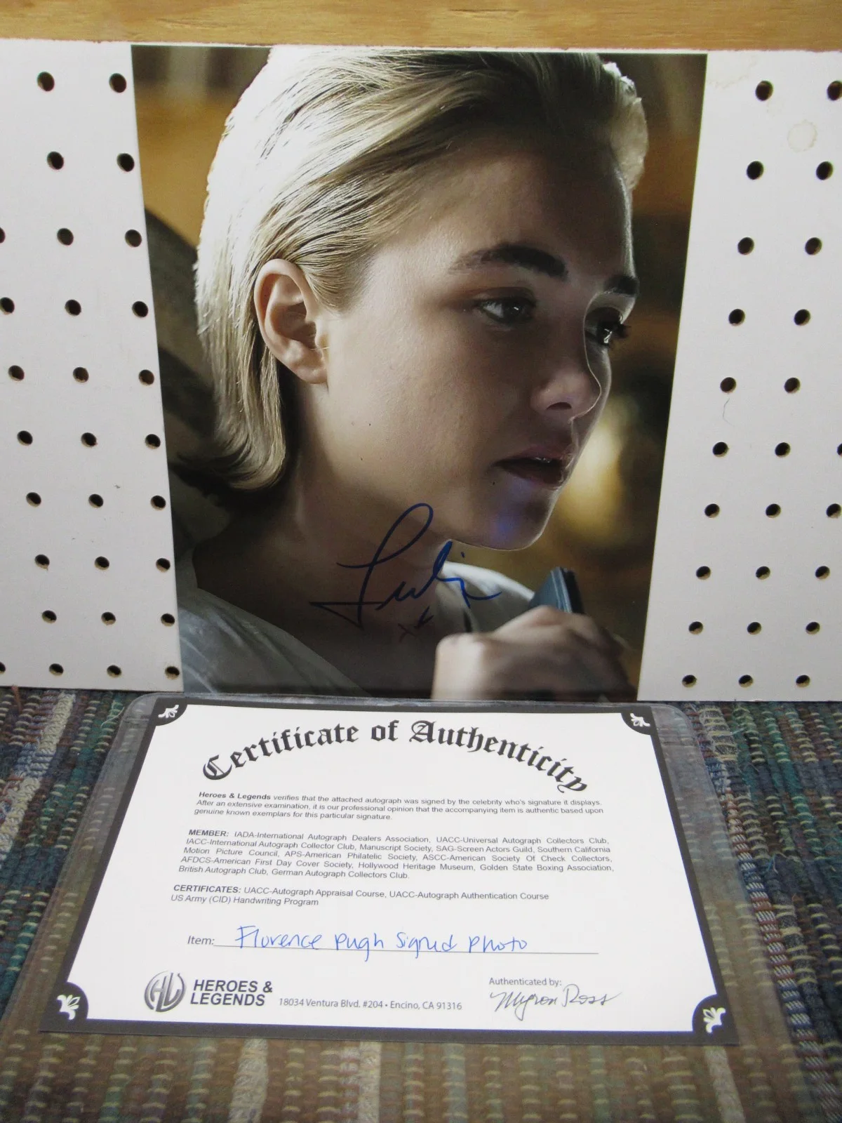 FLORENCE PUGH — FLORENCE PUGH - DUNE TWO SIGNED 8"X10" PHOTO AUTOGRAPHED W COA, image 4