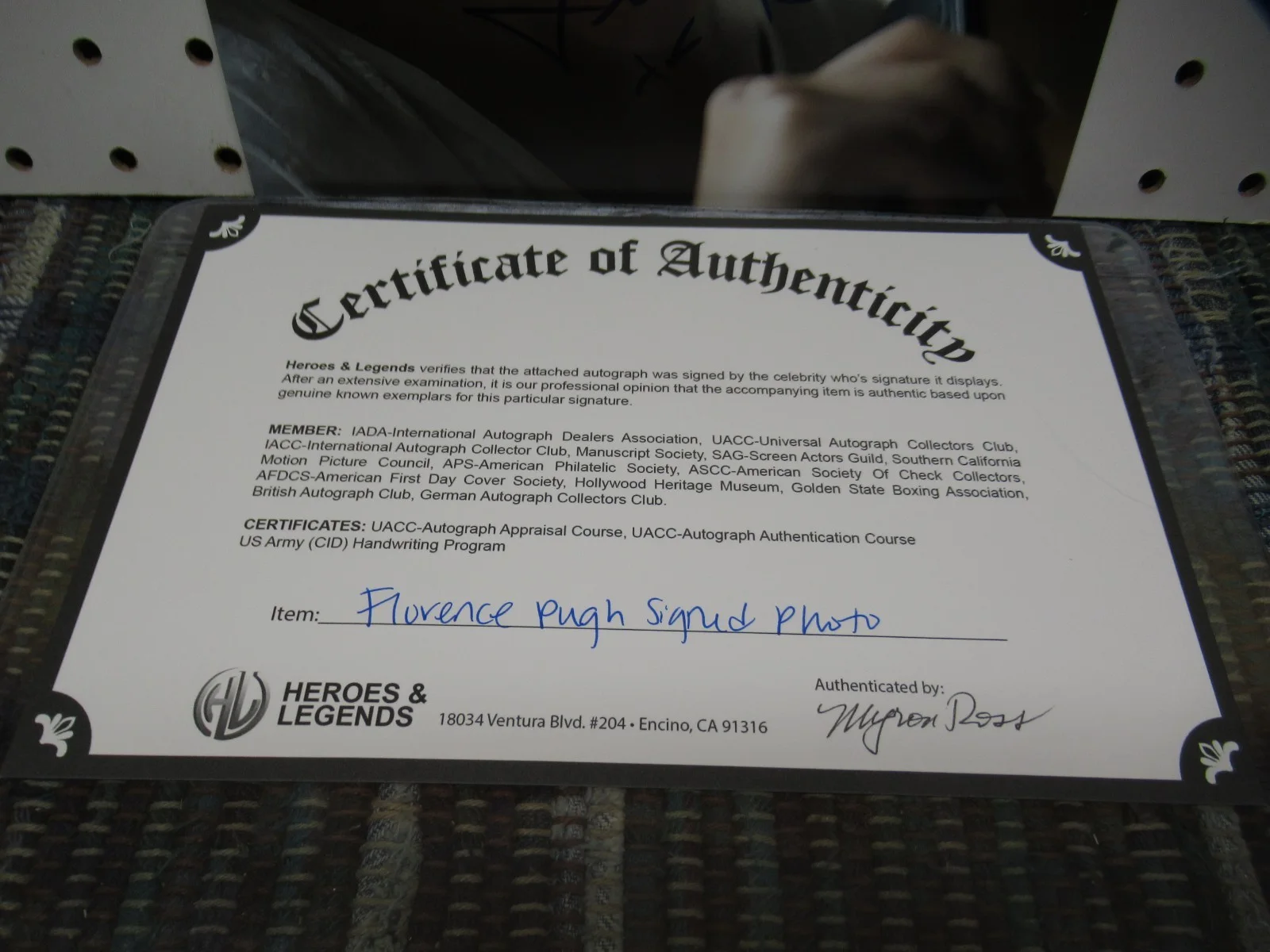 FLORENCE PUGH — FLORENCE PUGH - DUNE TWO SIGNED 8"X10" PHOTO AUTOGRAPHED W COA, image 5
