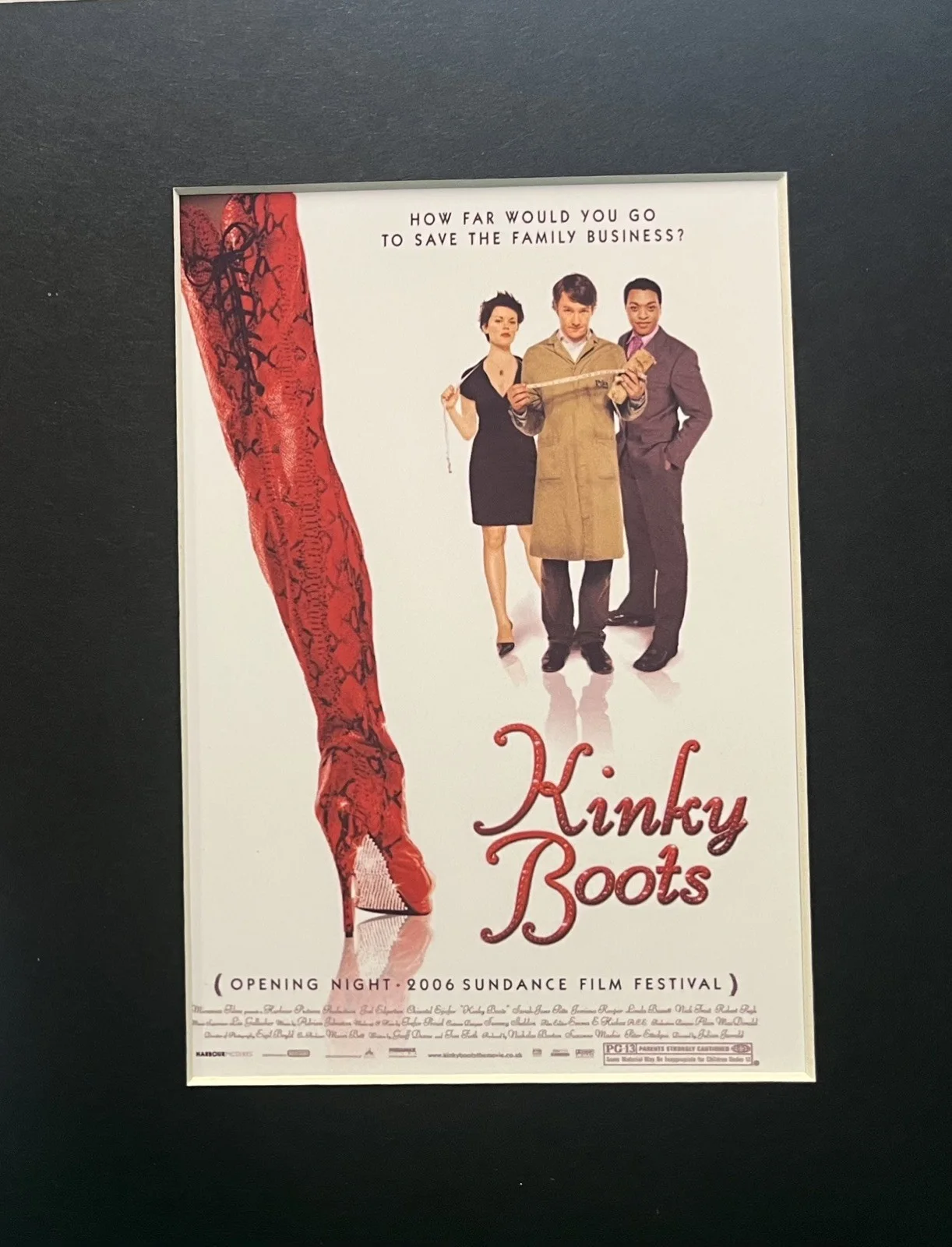KINKY BOOTS. 35mm Film Cell MOUNTED DISPLAY, image 3