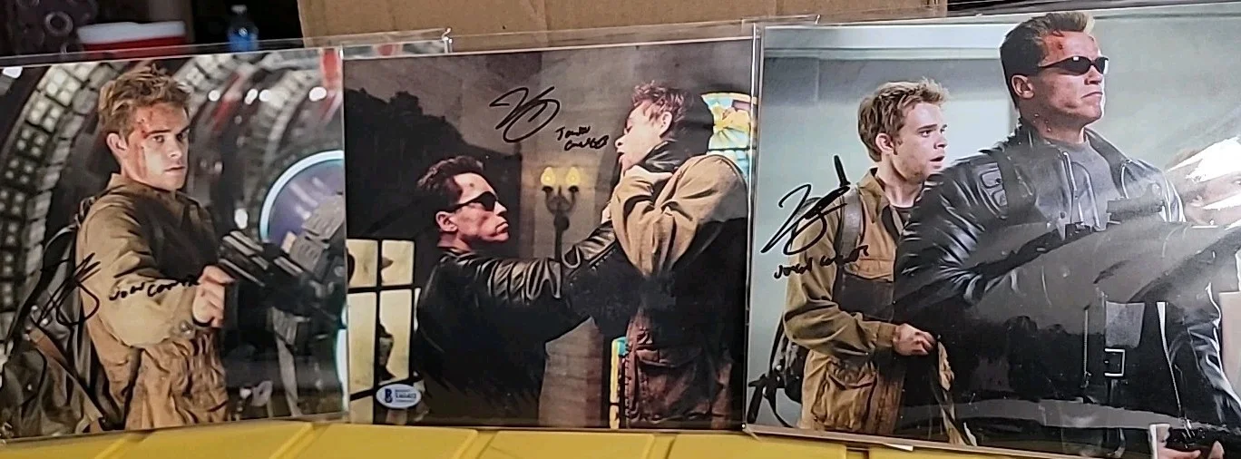 Nick Stahl — Nick Stahl Lot of 3 Signed Terminator 3 John Conner Photos Beckett Authenticated