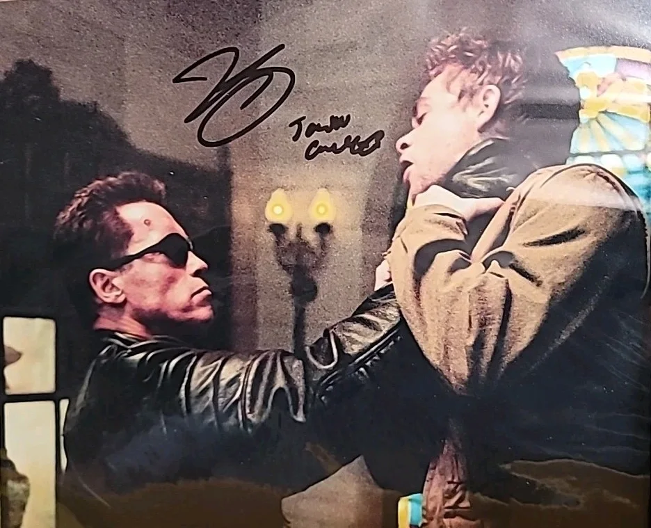 Nick Stahl — Nick Stahl Lot of 3 Signed Terminator 3 John Conner Photos Beckett Authenticated, image 3