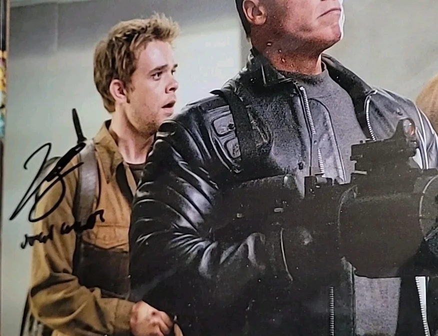 Nick Stahl — Nick Stahl Lot of 3 Signed Terminator 3 John Conner Photos Beckett Authenticated, image 4