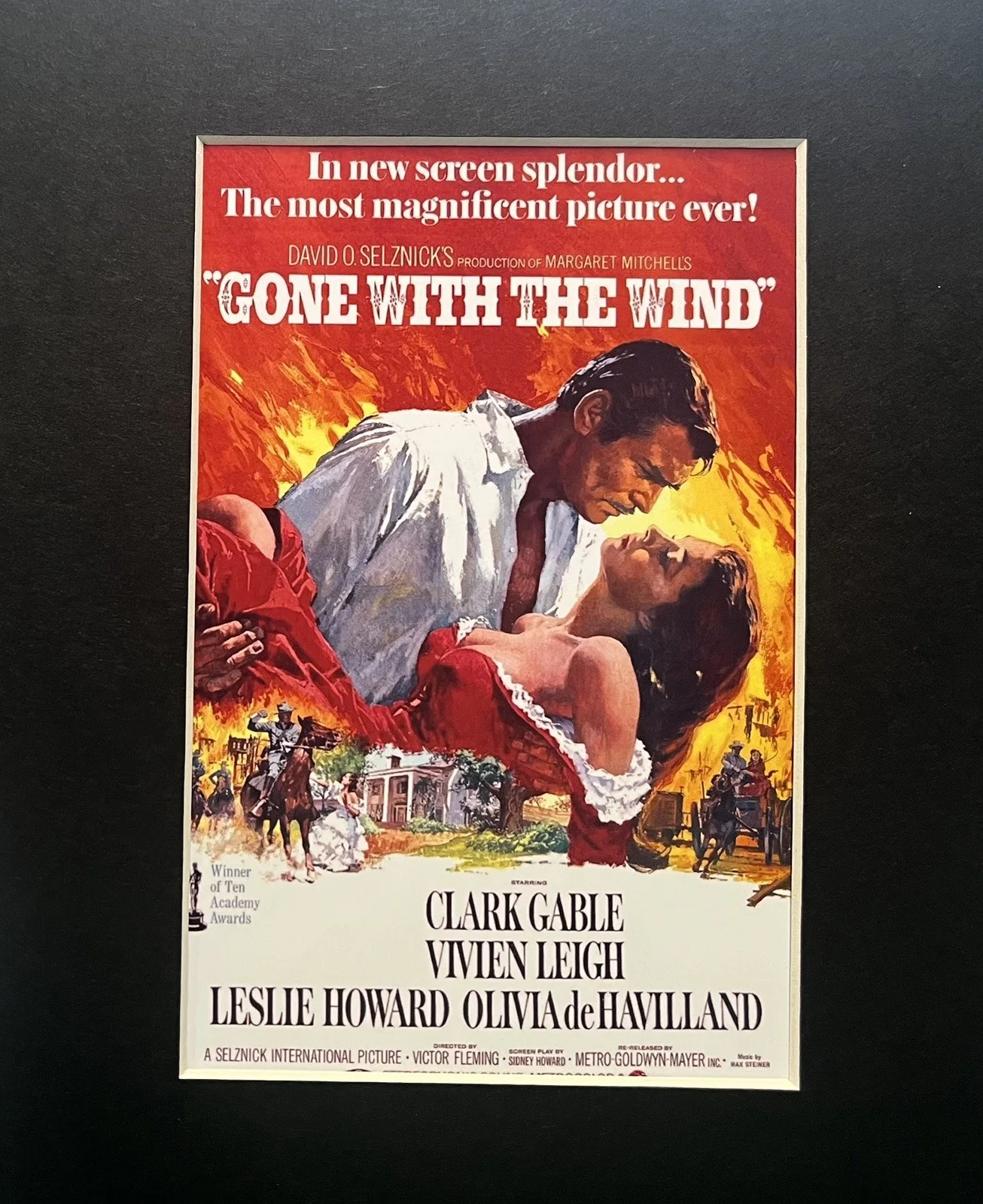 GONE WITH THE WIND. 35mm Film Cell MOUNTED DISPLAY, image 2