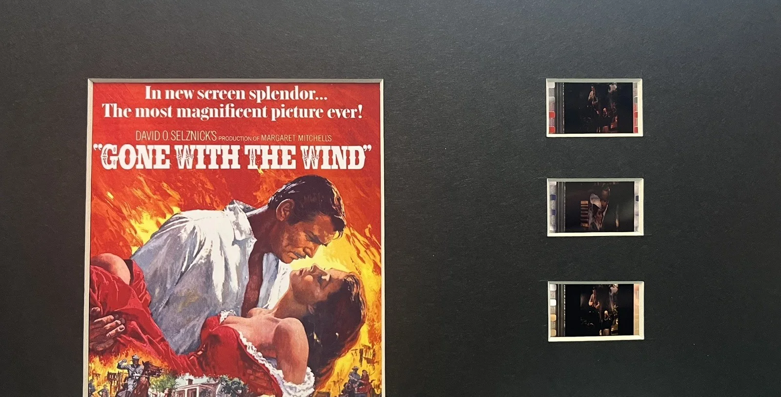 GONE WITH THE WIND. 35mm Film Cell MOUNTED DISPLAY, image 3