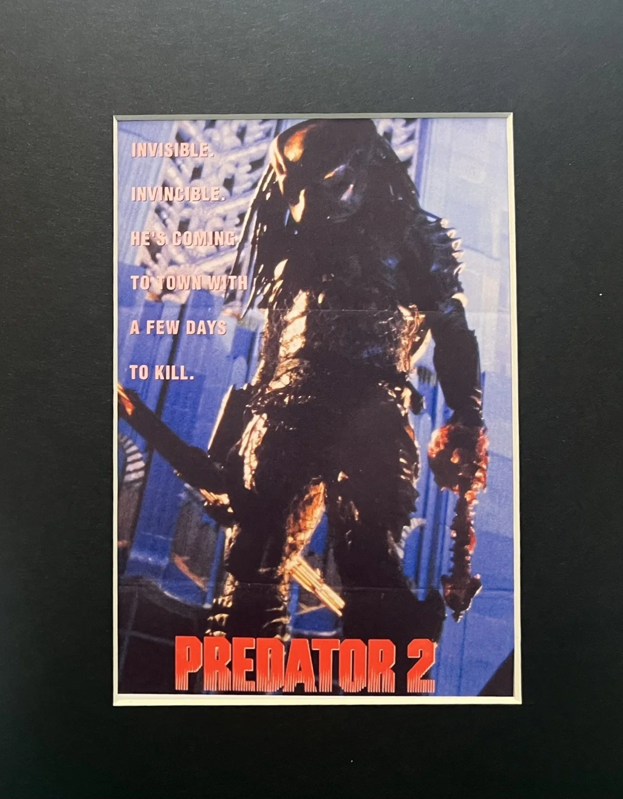 PREDATOR 2. 35mm Film Cell MOUNTED DISPLAY, image 2