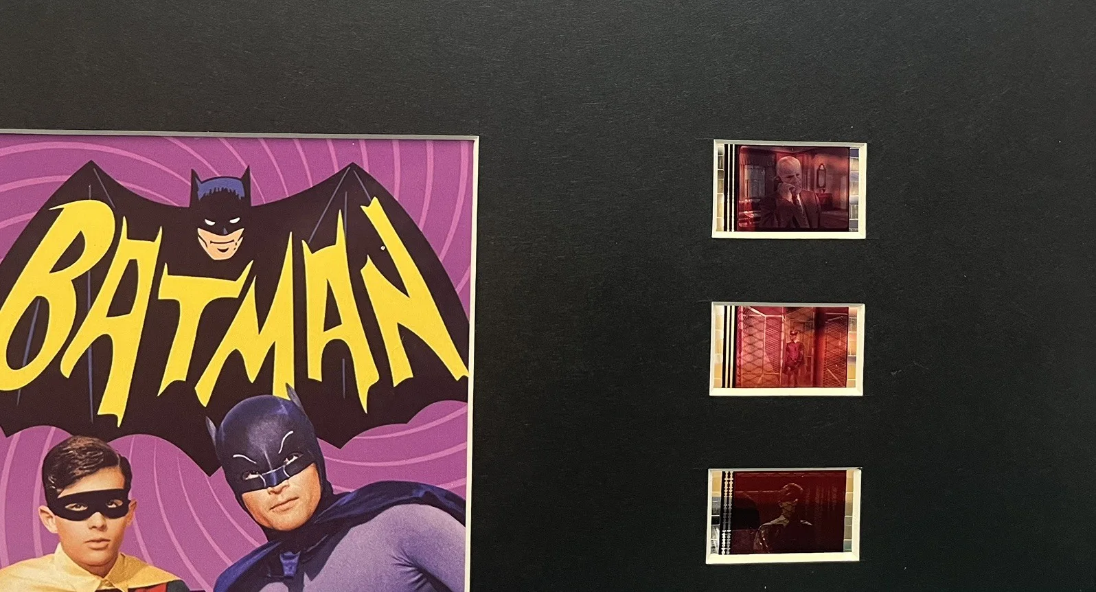 BATMAN The Original Series. 1966. 35mm Film Cell MOUNTED DISPLAY, image 2