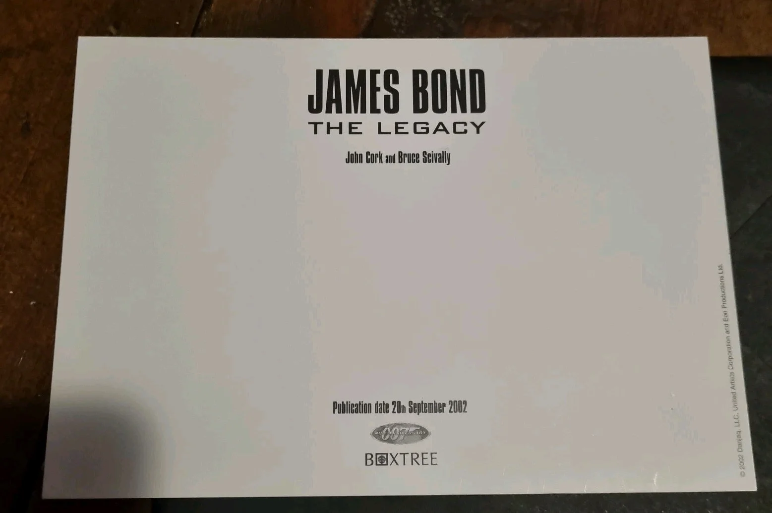007 James Bond 40th aniversary postcards X 5 with envolope The legacy, image 3