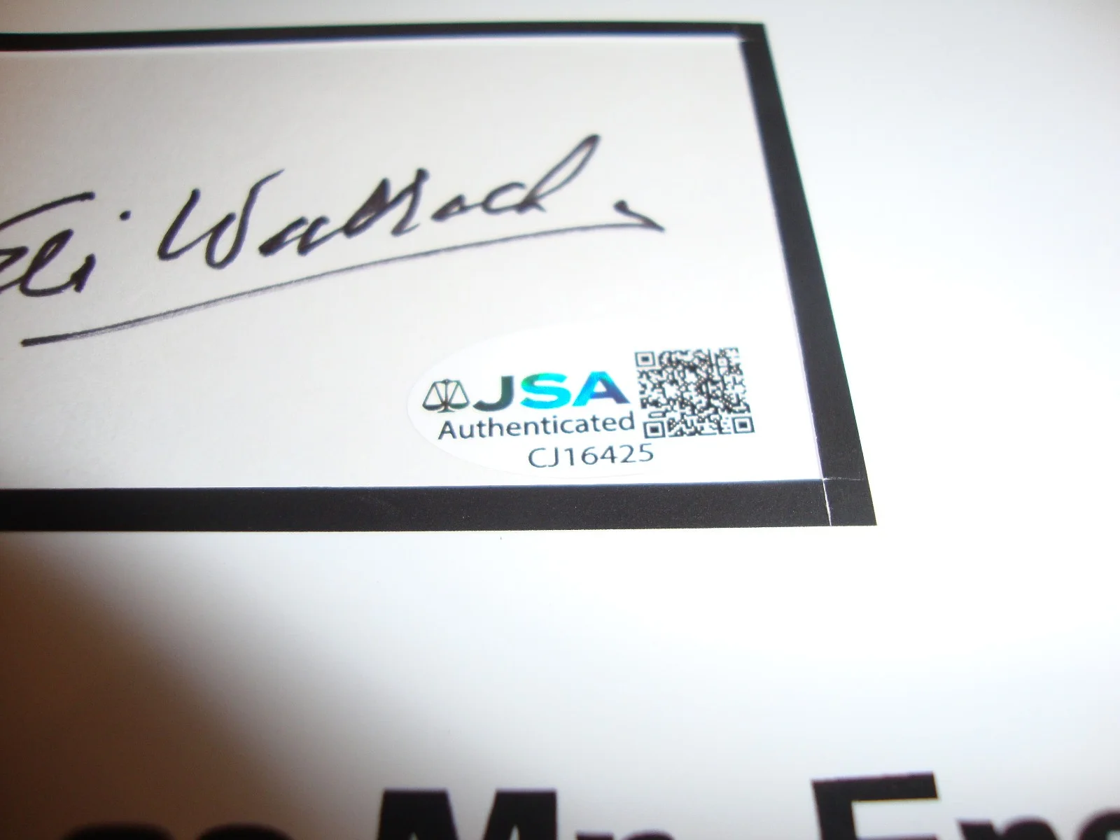Eli Wallach — Mr. Freeze Eli Wallach Autographed Signed Custom Cut 11x8 Collage Batman JSA COA, image 3