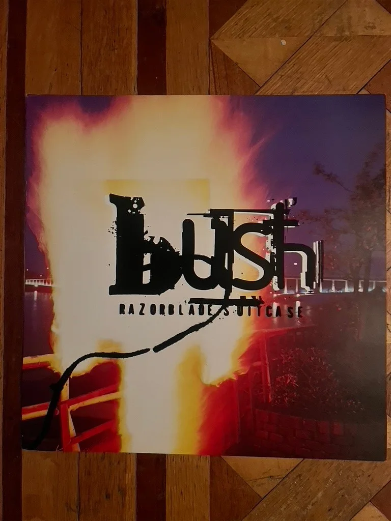 Rare! Alt Rock Superstars Bush Hand Signed Album Card!, изображение 2