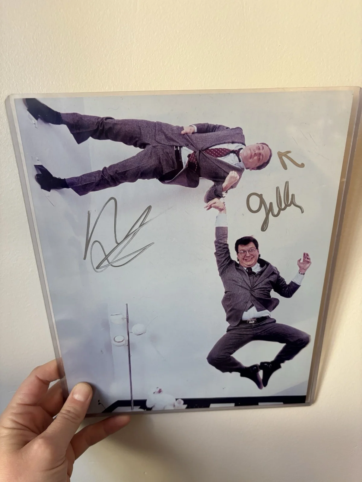 Penn & Teller — Penn & Teller Signed Autographed 8x10 Print, Color Image, 2001, Authenticated
