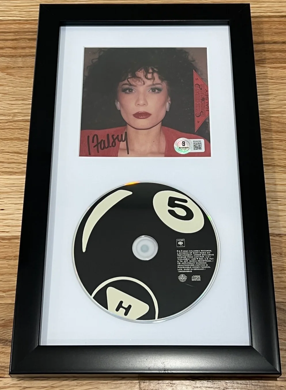 Halsey Signed Autographed Framed The Great Impersonator CD Insert Beckett COA, image 3