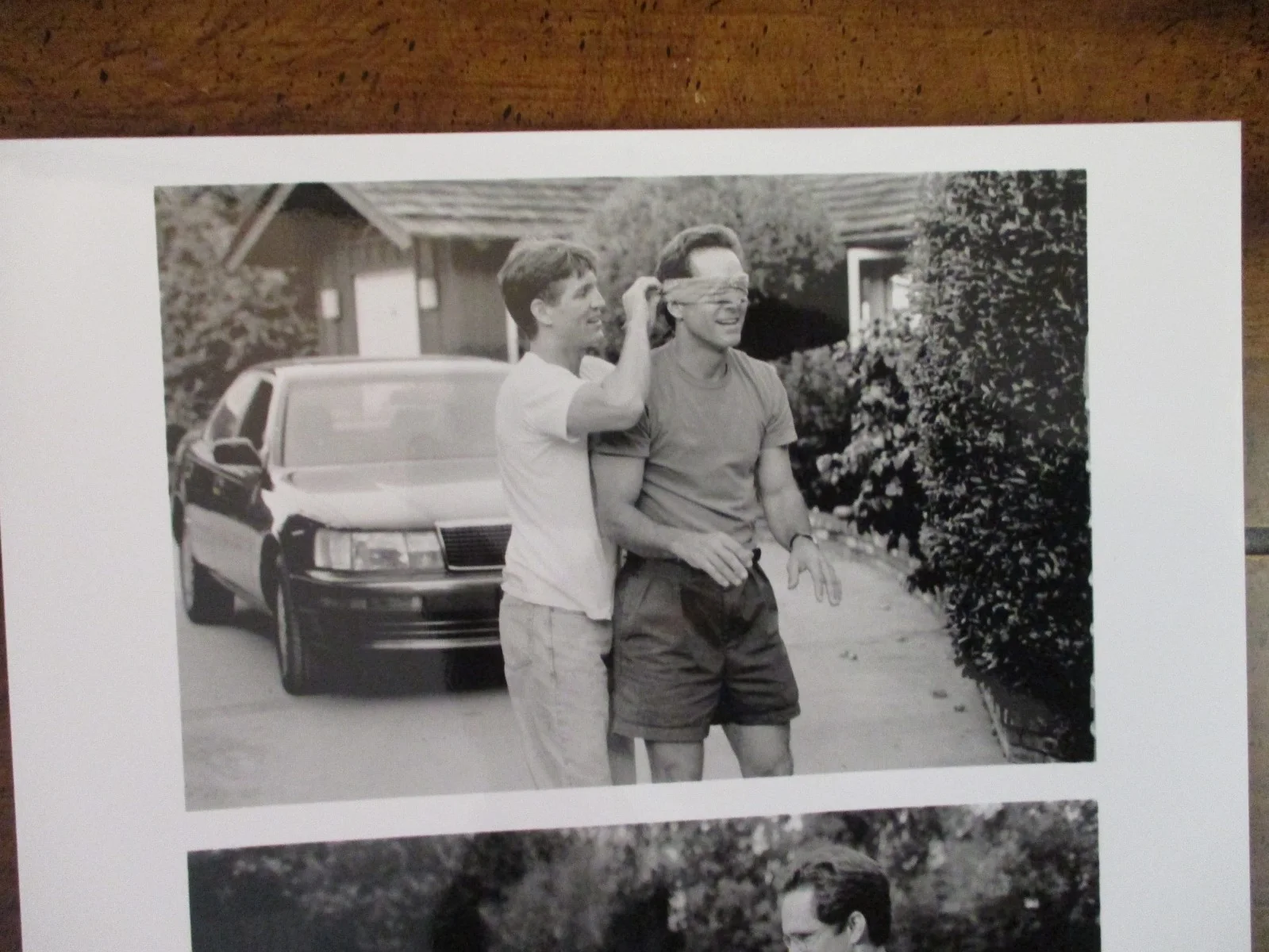 Gregory Harrison/Eric Roberts(IT'S MY PARTY)1996 8 x 10 Black/White Press Photo, image 2