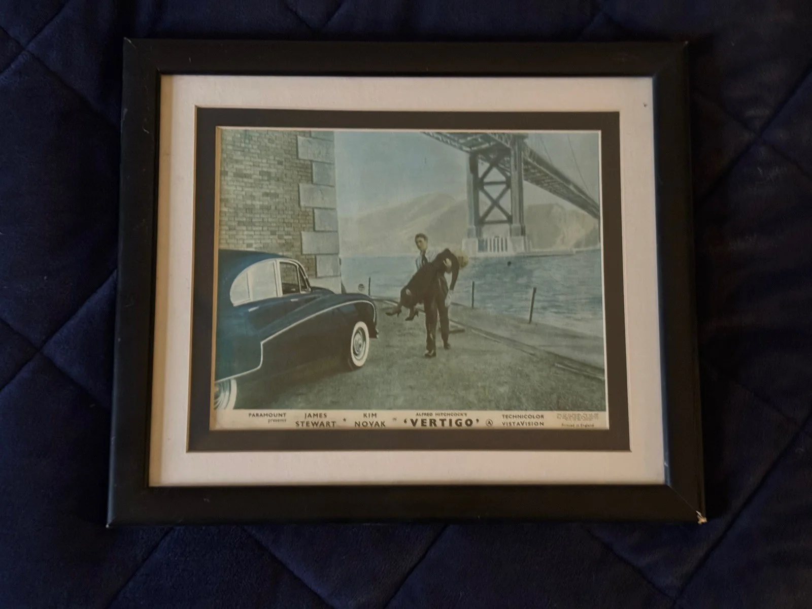 Vertigo (1958) Original UK Front-of-House Lobby Card – Hitchcock – Rare Scene, изображение 4