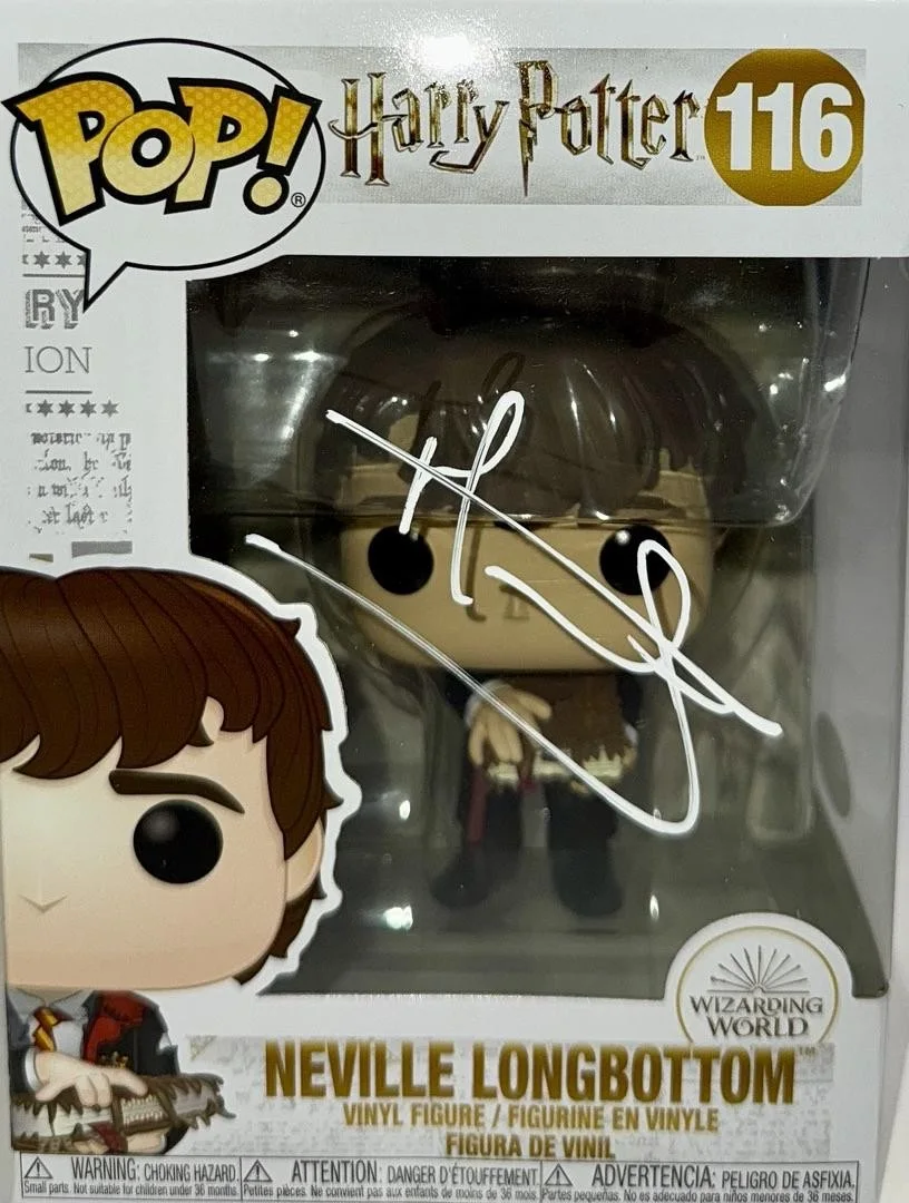 Matthew Lewis Signed Funko #116 "Neville Longbottom" (Harry Potter) - Beckett, изображение 2
