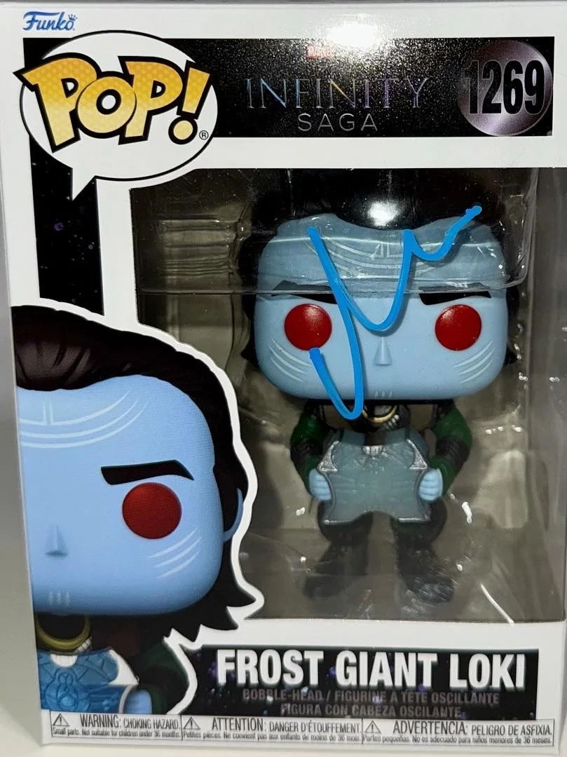 Matt Damon Signed Funko #1269 "Frost Giant Loki" (Infinity Saga) - Beckett COA, изображение 2