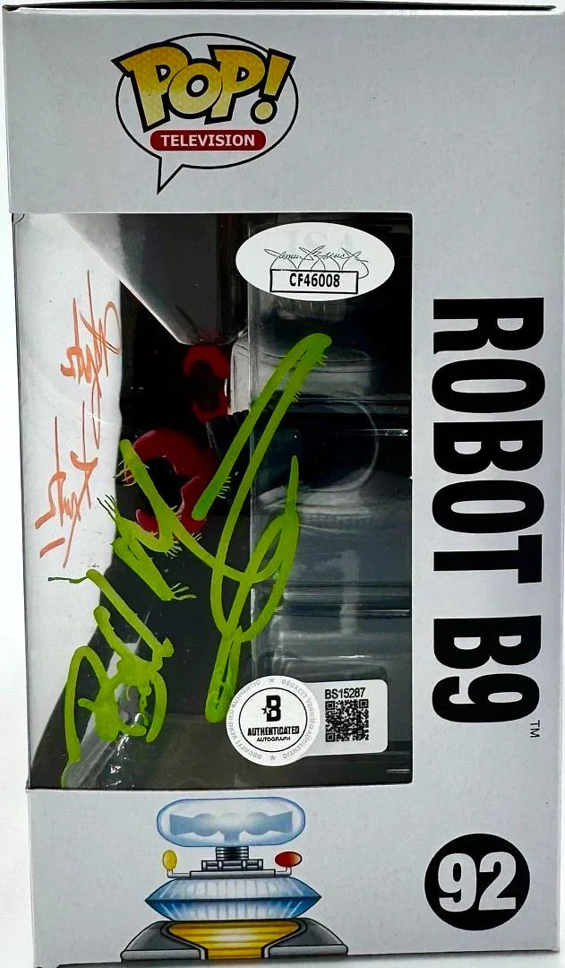 Marta Kristen & Billy Mumy signed Funko #92 (Lost in Space) - JSA & Beckett RARE, изображение 3