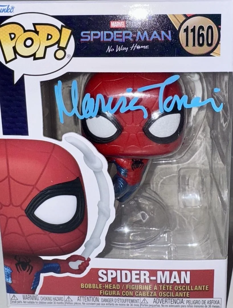 Marisa Tomei Signed Funko #1160 "Spider-Man" (No Way Home) - OC Celebrity Mtkg, изображение 2