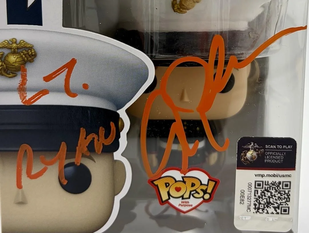 Alec Baldwin signed U.S. Marines Funko w/ Lt. Ryan insc - Beckett COA *RARE*, image 2