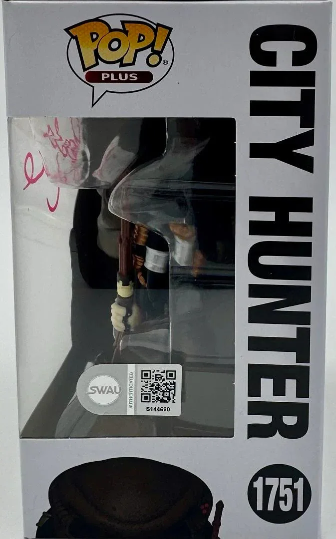Lochlyn Munro signed "City Hunter" Funko #1751 (Predator) - SWAU COA, image 3