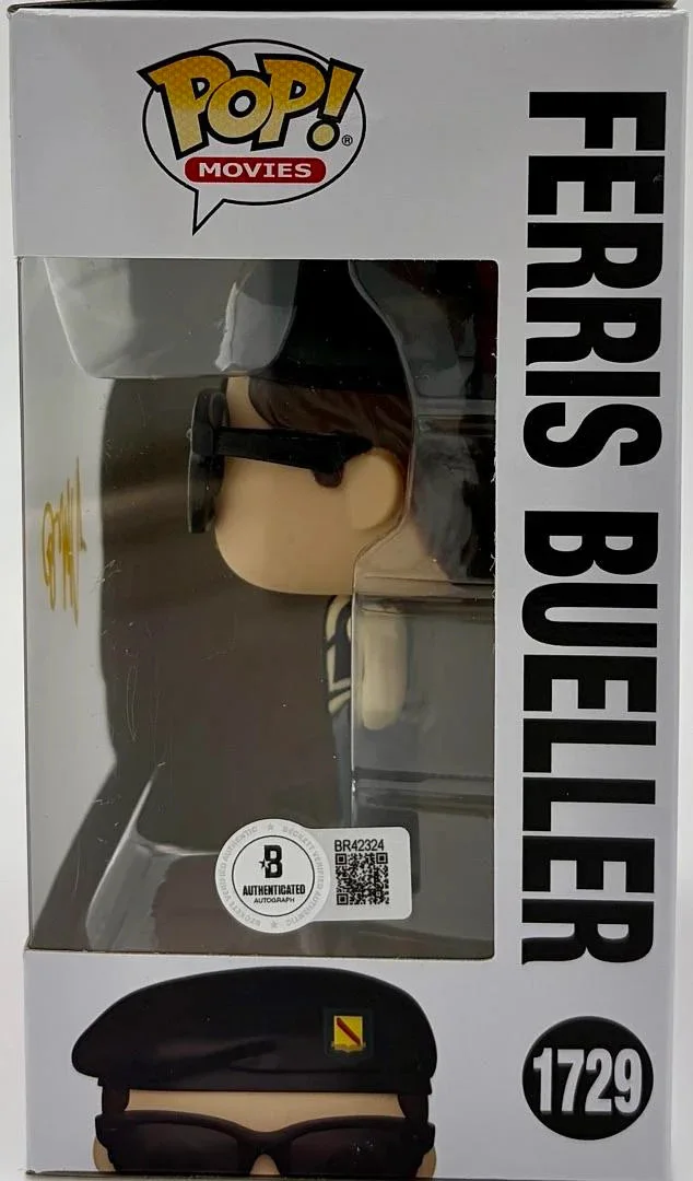 Matthew Broderick Signed Ferris Bueller Funko #1729 - Beckett COA, изображение 3