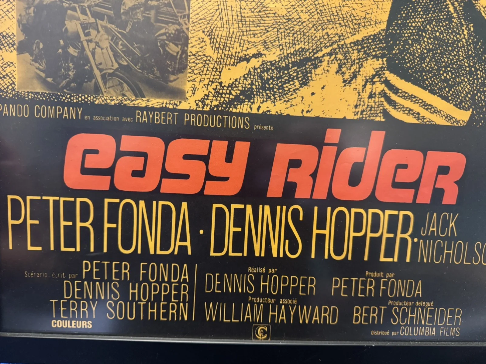 Easy Rider French Poster 1969 Original Vintage Movie Art – Fonda Hopper Film, изображение 4