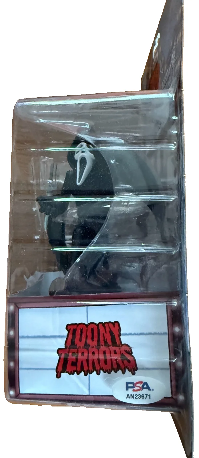 JAMIE KENNEDY — JAMIE KENNEDY SIGNED GHOST FACE TOONY TERRORS FIGURE NECA RANDY PSA/DNA, изображение 2