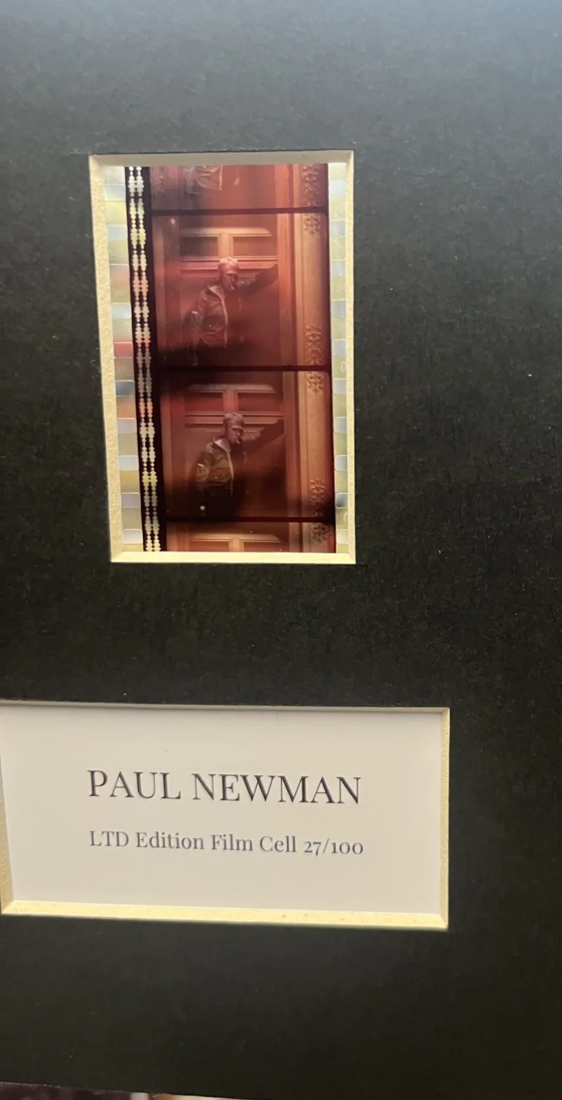 PAUL NEWMAN . 35mm Film Cell Mounted Display, image 3