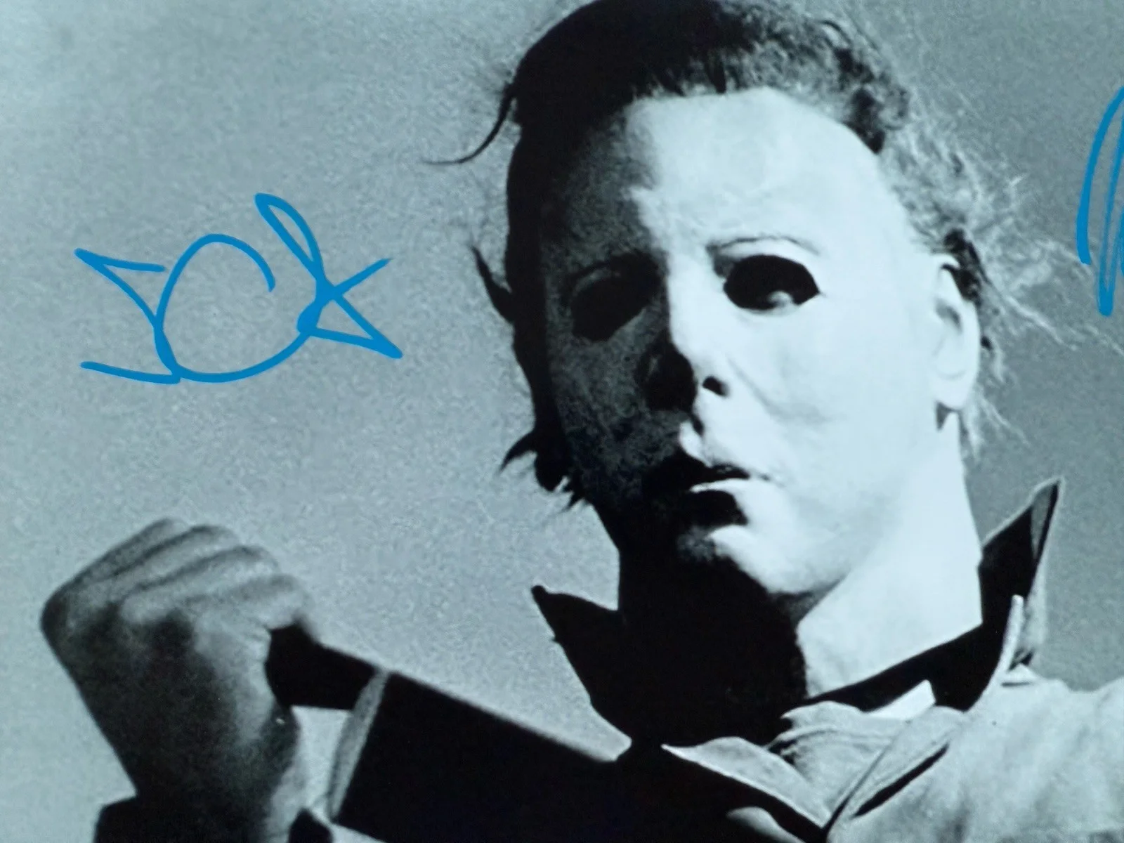 John Carpenter — John Carpenter +2 Signed Michael Myers 16x20 Photo Halloween EXACT PROOF JSA A, image 2