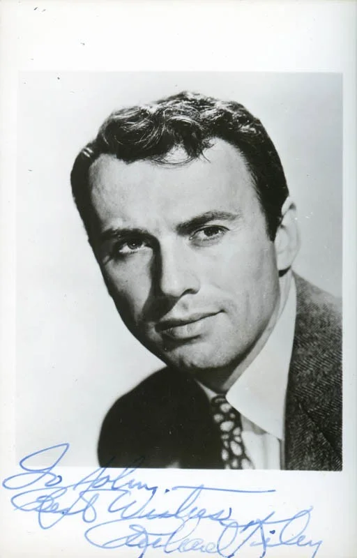 Richard Kiley — RICHARD KILEY - AUTOGRAPHED INSCRIBED PHOTOGRAPH 03/07/1954
