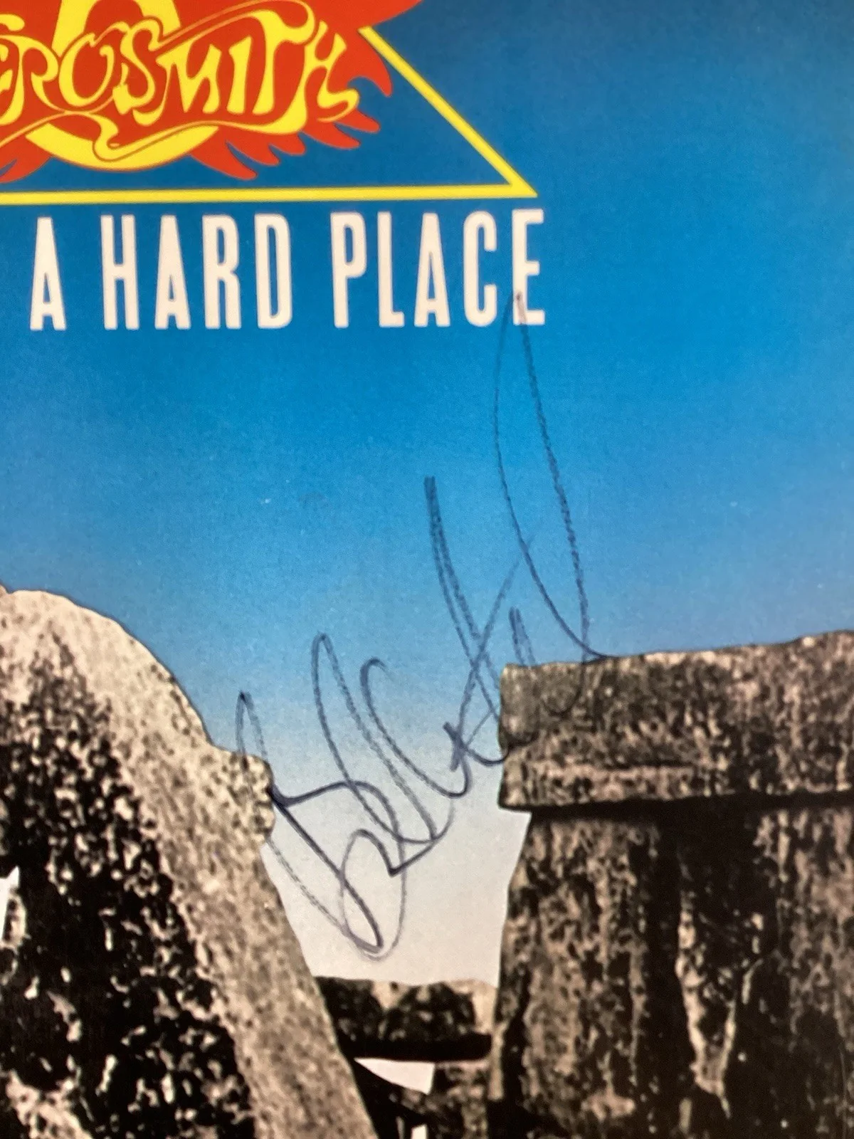 Brad Whitford Signed Album Vinyl Rock Hard Place Aerosmith Autograph PSA/DNA, изображение 2