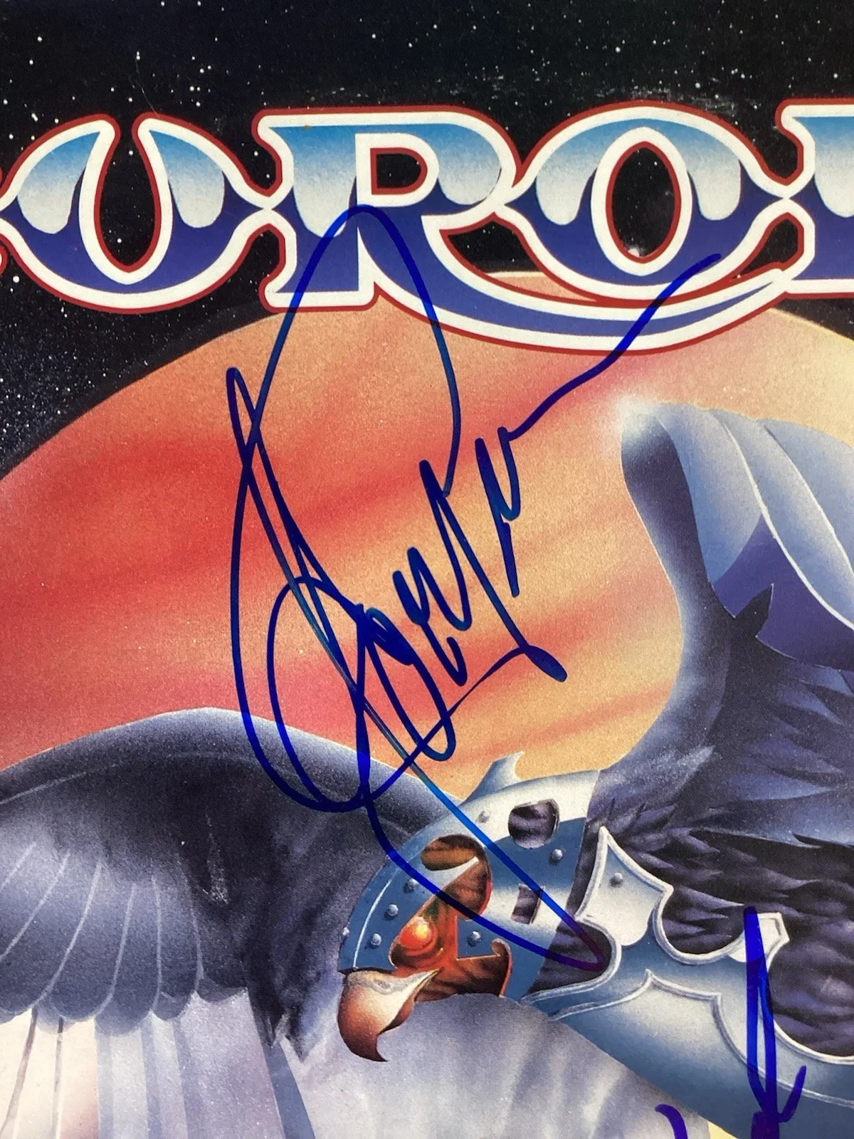 Europe Signed Album Vinyl 1984 Tempest Haugland Autograph PSA/DNA, изображение 2