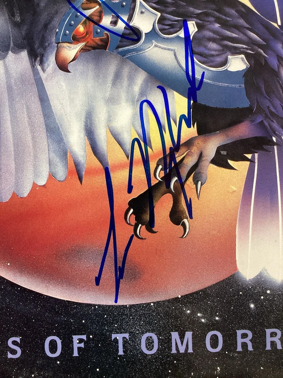 Europe Signed Album Vinyl 1984 Tempest Haugland Autograph PSA/DNA, изображение 3